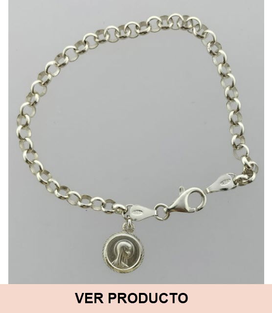 PULSERA PLATA VIRGEN