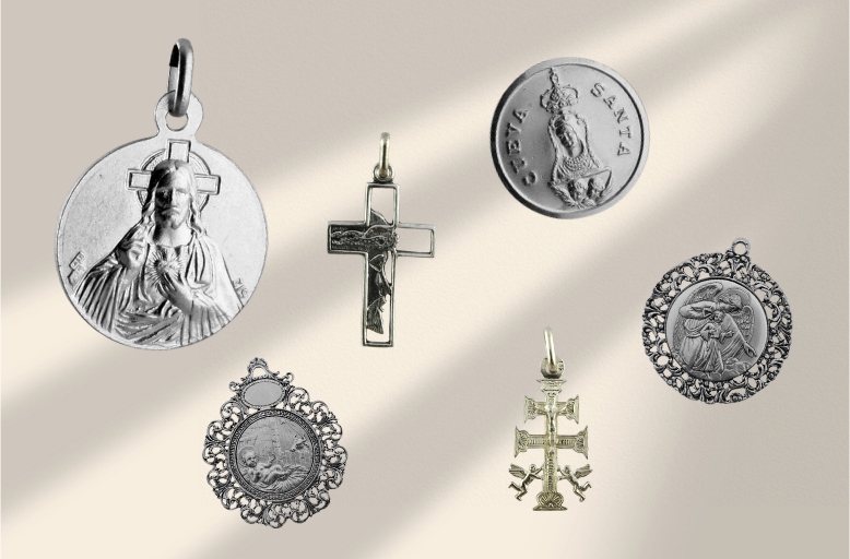 símbolos religiosos en joyería